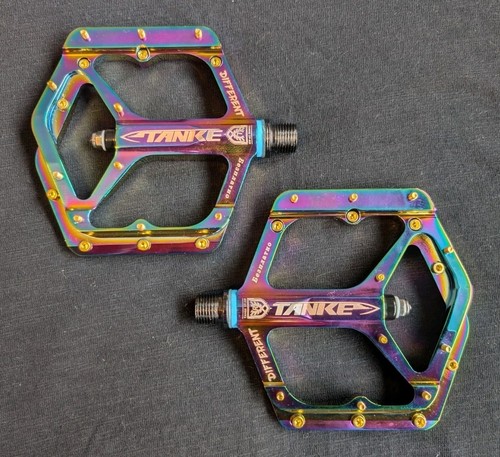 Oil slick flat pedals - oil-slick,