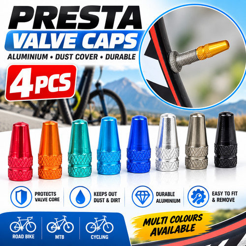 4pcs presta valve caps - presta,