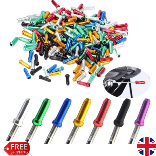 Alloy cable end caps brake - alloy,