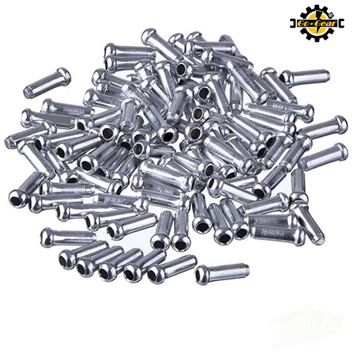 Silver end caps - caps, alloy